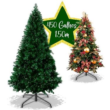 Imagem de Árvore De Natal 150cm 450 Galhos Pinheiro Luxo Cheia