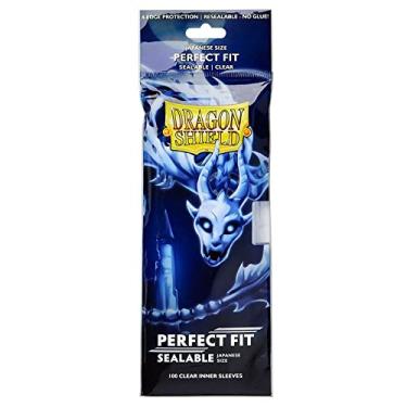 Imagem de 5 Packs Dragon Shield Clear Japanese Sealable Inner Sleeves 100 ct Card Value Bundle!