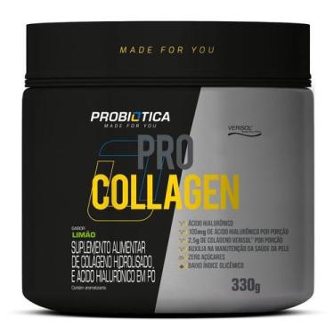 Imagem de Colágeno Verisol Em Pó Pro Collagen 330G - Probiótica - Abacaxi Com Ho