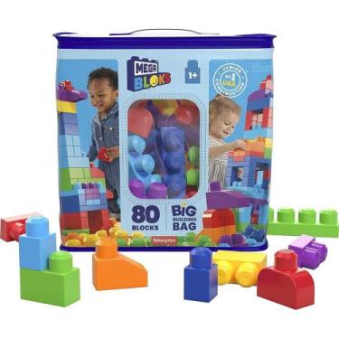 Imagem de Blocos De Montar Fisher Price 80 Peças Mega Bloks - Mattel
