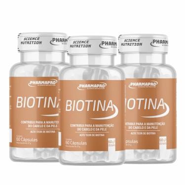 Imagem de Kit 3x Biotina Pura 100% Idr - Firmeza & Crescimento