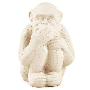 Imagem de Escultura Macaco Decorativo em Cimento - Mart