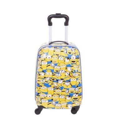 Imagem de Mala de Viagem Pequena com Rodas 360° Minions - Colorido-Unissex