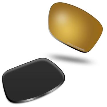 Imagem de SOLODAD Lentes de reposição para óculos de sol Oakley Turbine OO9263 Polarized-Desert Gold, Desert Gold - Polarizado