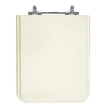 Imagem de SICMOL, Assento Sanitário Square Biscuit (bege Claro) Tampa Para Vaso Incepa De Madeira Laqueada - Sb