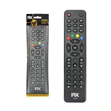 Imagem de Controle Remoto Compatível com Receptor OI/Elsys HDTV, Preto, PIX