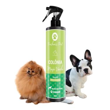 Imagem de Perfume Colônia Para Cachorros Gato Fixação Prolongada 500ml (Maça Verde)