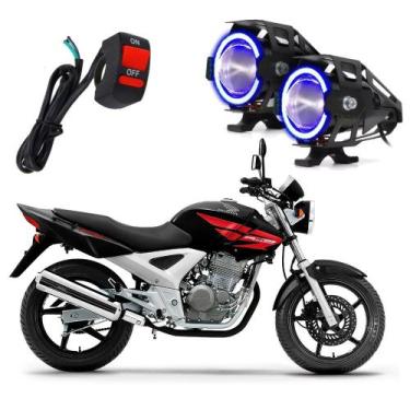 Imagem de Kit Farol de  Milha para Moto CBX 250 Twister 2016 2017 2018 2019 Ange