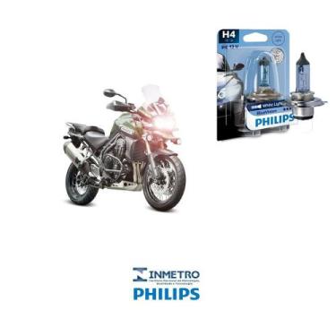 Imagem de Lâmpada Philips BlueVision H4 p/ TRIUMPH TIGER 1200  2012-13