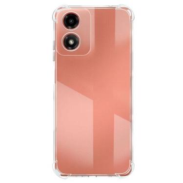 Imagem de Capa Capinha Anti Impacto Transparente Para Moto G04 Xt2421 6.56 - Lui