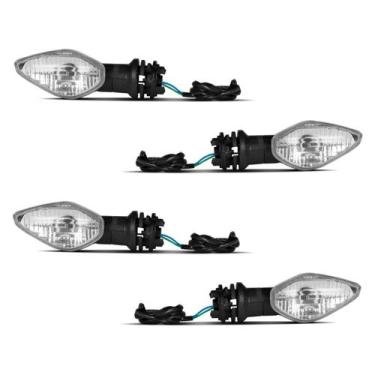 Imagem de Kit 4 Piscas Modelo Original C/ Chicote E Coxim Fan E Start 160 - Pro 