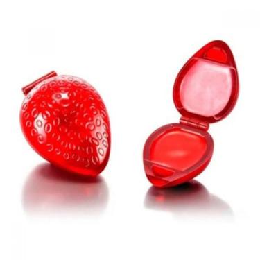 Imagem de Batom Brilho Labial Moranguinho Gloss Infantil Morango Presente Maquia