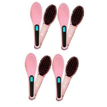 Imagem de Kit com 4 Escovas Alisadora Elétrica Chapinha - Pura Beleza/maximus, B