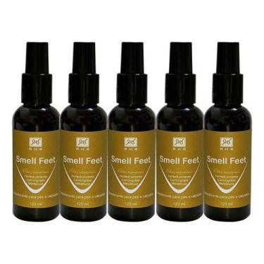 Imagem de Kit 5 Desodorantes com Óleos Essenciais para Pés e Calçados Smell Feet