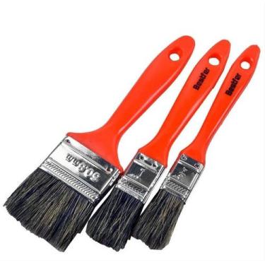 Imagem de Kit 3 Pincéis de Pintura Trincha 19mm 25mm 50mm Bestfer