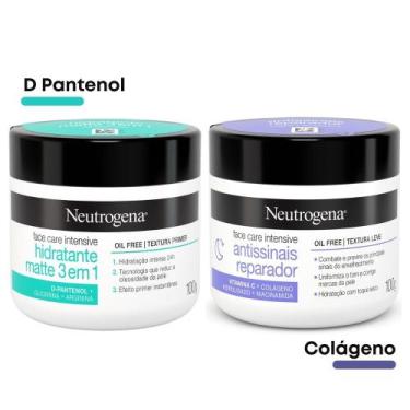 Imagem de Kit Hidratante Face Care Intensive Matte + Antissinais Reparador 100g 