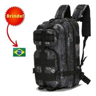 Imagem de Mochila Tática Militar Impermeável Reforçada 40 Litros - GN, Preto cob