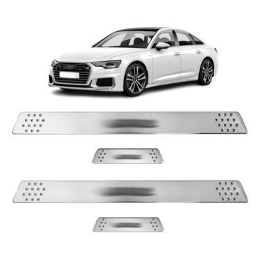 Imagem de Soleira para Porta Lateral Tuning Esportiva para carros 4 Portas (ABS)