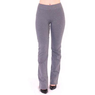 Imagem de Calça Bailarina Feminina Fitness Confort Mescla - Anistia, GG