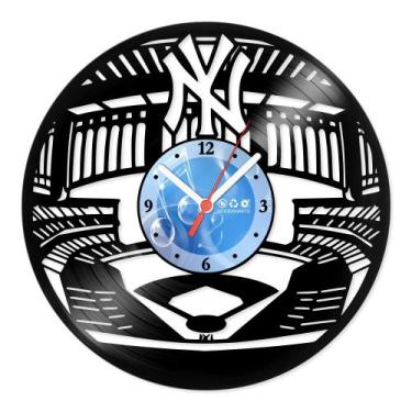 Imagem de Relógio De Parede Disco Vinil Diversos - Yankee Stadium - VDI-107 - Mo