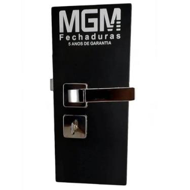 Imagem de Fechadura Porta Banheiro Roseta Wc Modena Cromado MGM