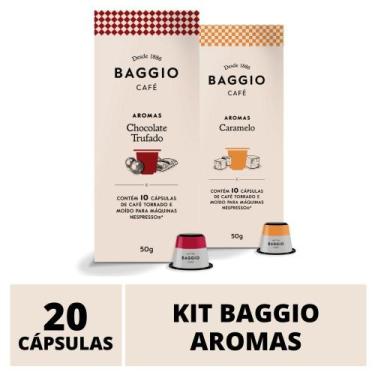 Imagem de 20 Cápsulas Para Nespresso  Café Baggio  Chocolate Trufado e Caramelo 