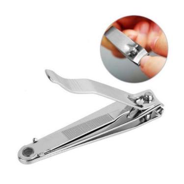Imagem de Alicate Cortador De Unhas Médio com Lixa Mão e Pé - A+