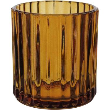 Imagem de Castiçal Vidro Âmbar