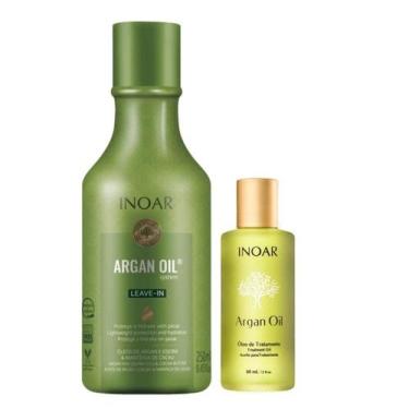 Imagem de Inoar Argan Oil System - Leave-in 250ml + Óleo 60ml