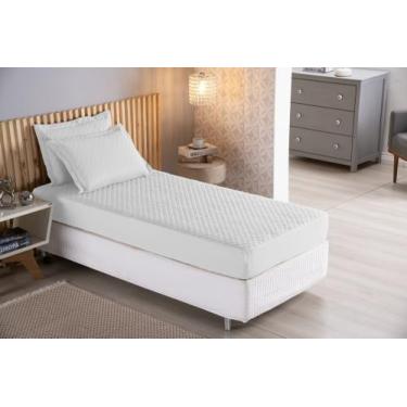 Imagem de Capa Para Colchão Junior Solteiro Com Elástico 02 Peças Cama Box E Cam