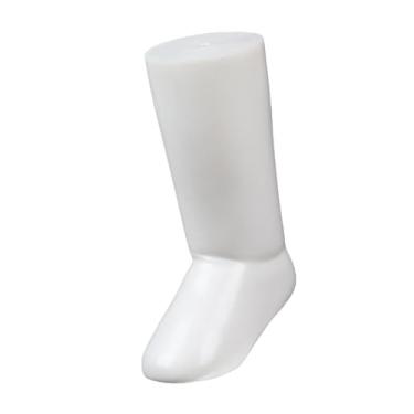 Imagem de KiBcsLic Manequim de meia infantil, expositor de pés, adereços para exibição de sapatos, shoppings, formas de pés, modelo de pé para sandálias, pulseira, Branco