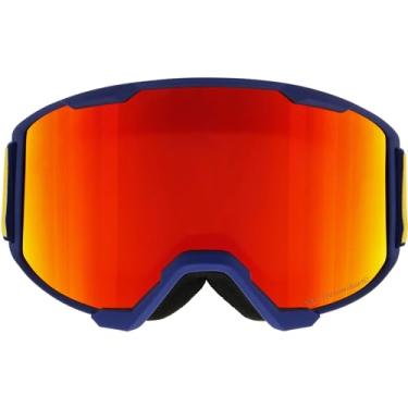 Imagem de Óculos de esqui masculinos Red Bull Spect Solo azul escuro tamanho único