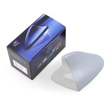 Imagem de (2007-2011) Capa de antena Santa FE, substituição de antena tubarão, especial para Hyundai Santa Fe 2007 2008 2009 2010 2011, funciona para OEM962500W100-Cover (branco puro)