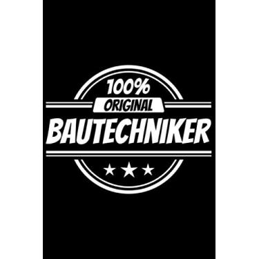 Imagem de Notizbuch liniert: Bautechniker Geschenke lustiger Spruch