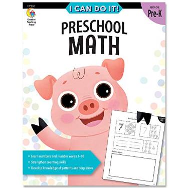 Imagem de Creative Teaching Press I Can Do It! Caderno de atividades matemáticas pré-escolares, modelo: 8723