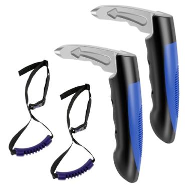 Imagem de Auxiliar de maçaneta de carro para idosos, maçaneta de porta de bengala de carro, maçaneta de porta de carro para idosos 3 em 1, alça de suporte de veículo portátil multifuncional, maçaneta de porta