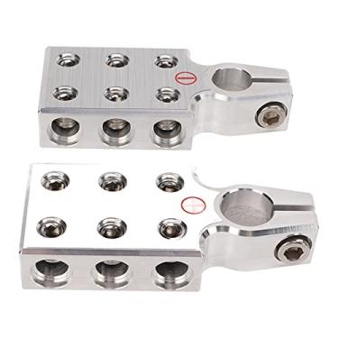 Imagem de Emparelhar Conectores de Terminal de Bateria, Braçadeiras Negativas Positivas para Carro, Motorhome, RV, ônibus - e Conexão Segura