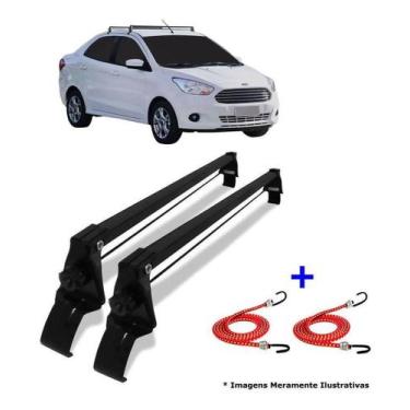 Imagem de Rack Teto + 2 Elasticos Ford Ka Novo Hatch E Sedan Ano 14 A - Vhip