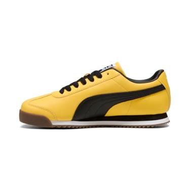 Imagem de PUMA Tênis masculino Roma 24 Standard, Amarelo ensolarado/preto PUMA, 39