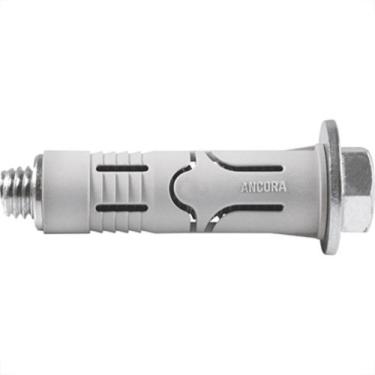 Imagem de Chumbador. Fixador Nylon Ancora Cbn 1/4 X 2 C/Parafuso - Kit C/25 Unid