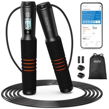 Imagem de Jump Rope RENPHO Smart Jump Rope com Counter Fitness
