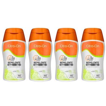 Imagem de 4 Repelentes Citro-On Contra insetos até 8 horas de proteção 200ML