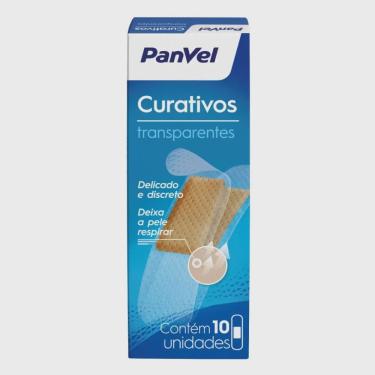 Imagem de Curativo panvel transparente com 10 unidades