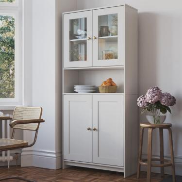 Imagem de Armário Cozinha Americana 4 Portas Ac4005 Portas de Vidro