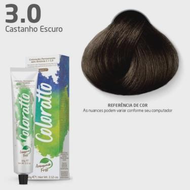 Imagem de Tinta Itallian Color coloratto castanho escuro 3.0 60G
