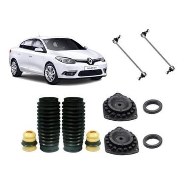 Imagem de Par Kit Do Amortecedor Dianteiro Bieleta Fluence 2011 A 2018