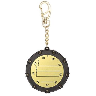 Imagem de Caiton Golf Score Stroke Shot Counter Keeper 18 buracos compactos Design de liga plástica durável de plástico com acessórios de chaveiro de clipes para entusiastas do golfe Color