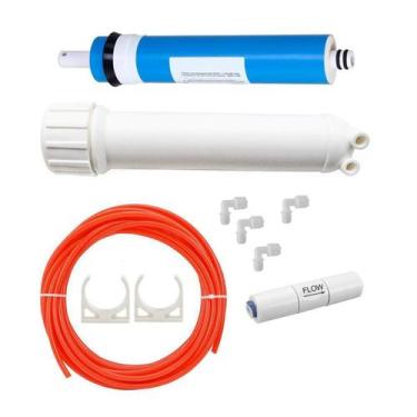 Imagem de Kit Montagem Osmose Reversa 50gpd 180lts Diários - FDM Filtros, N/A