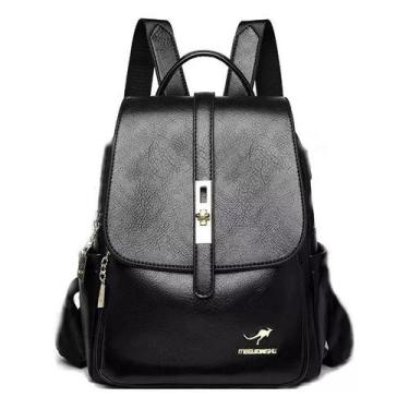 Imagem de Mochila Feminina Couro Fashion Escola Faculdade Impermeável - SOUTECH