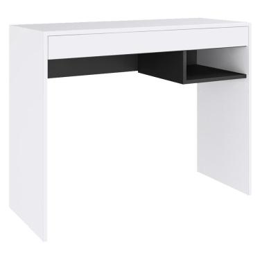 Imagem de Escrivaninha Rubi com Tampo de Madeira e 1 Nicho Madesa